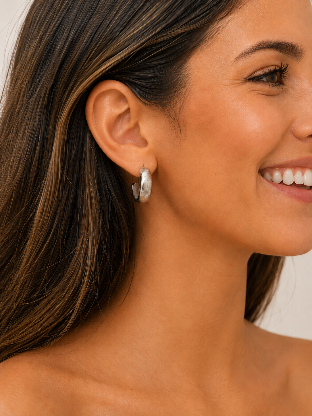 Pendientes Aro Selene Satinados