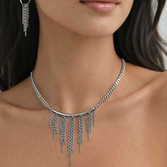 Gargantilla Lluvia - Elegancia en Movimiento