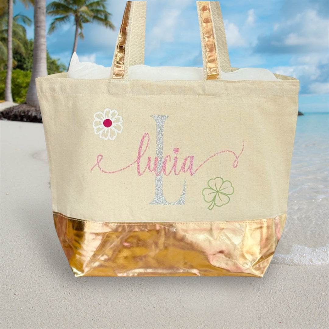 bolso tote bag personalizado con vinilo