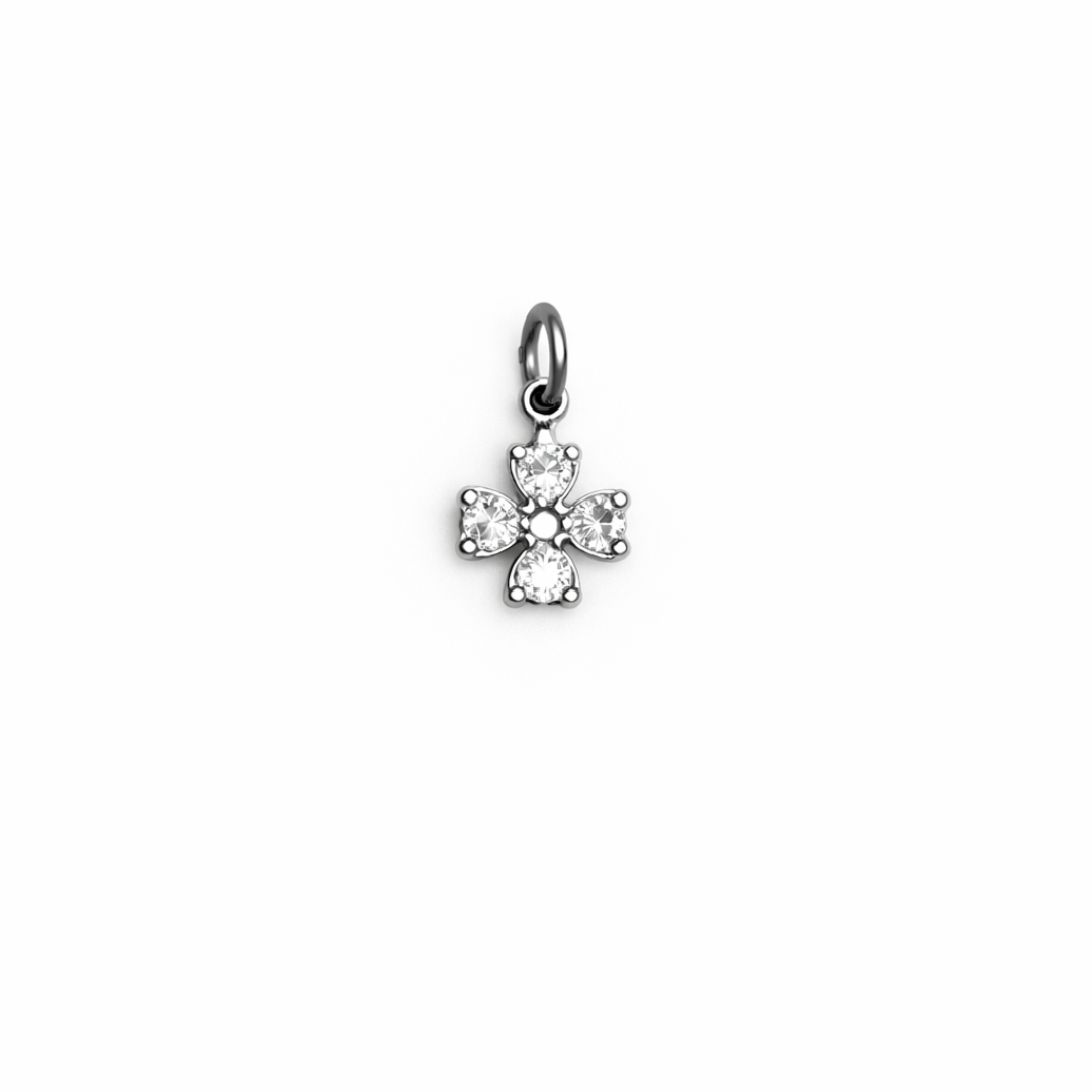 Charm trébol de circonitas de la colección Sfinge Infinity