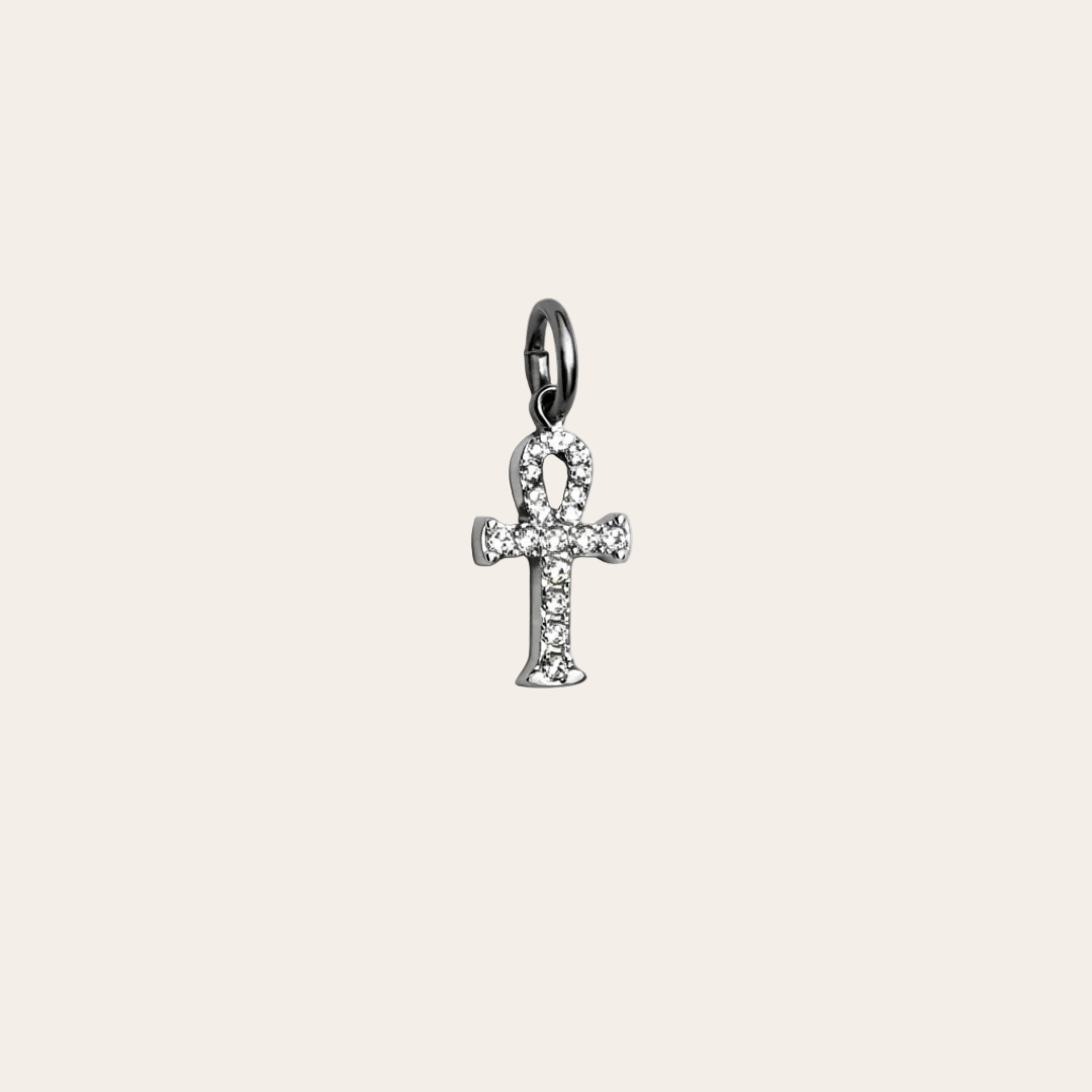 Charm cruz de la vida ankh de la colección Sfinge Infinity