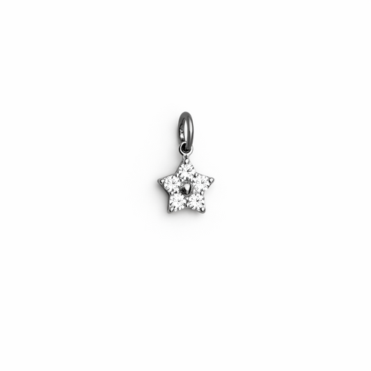 charm de acero flor sfinge infinity