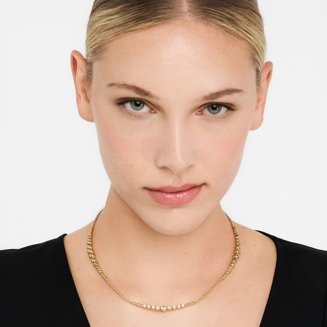 Collar con circonitas liu jo