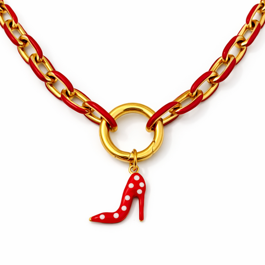 collar esmaltado sfinge infinity