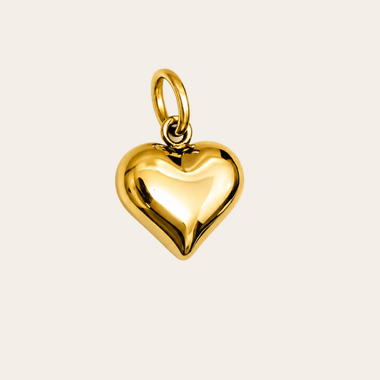 Charms infinity corazón abombado