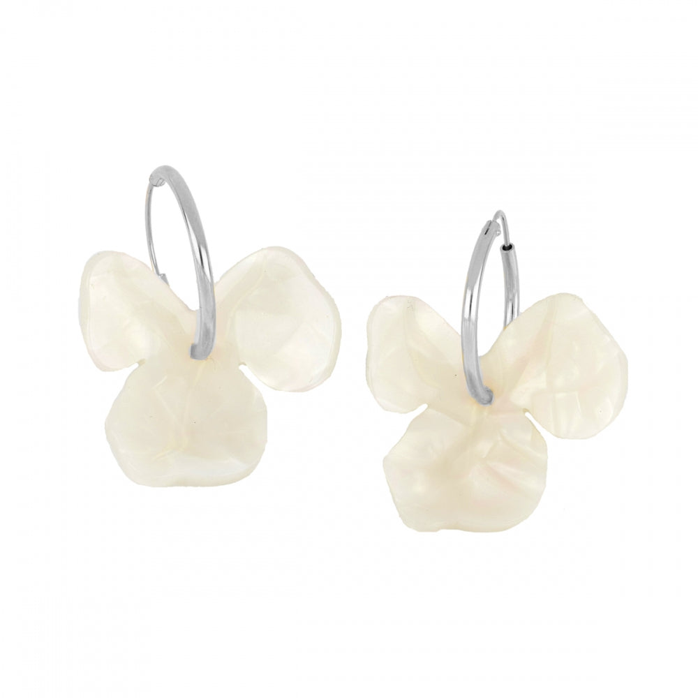 Pendientes de Aro con Flor - Elegancia Natural para tu Día a Día