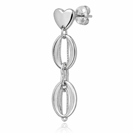 Pendientes Mix Aros Planos de Sfinge en acabado plateado, diseño elegante y ligero