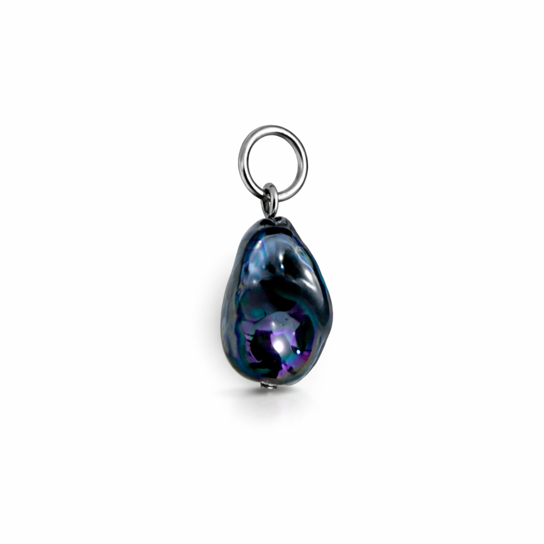 Charm perla de nácar oscura colección Sfinge Infinity