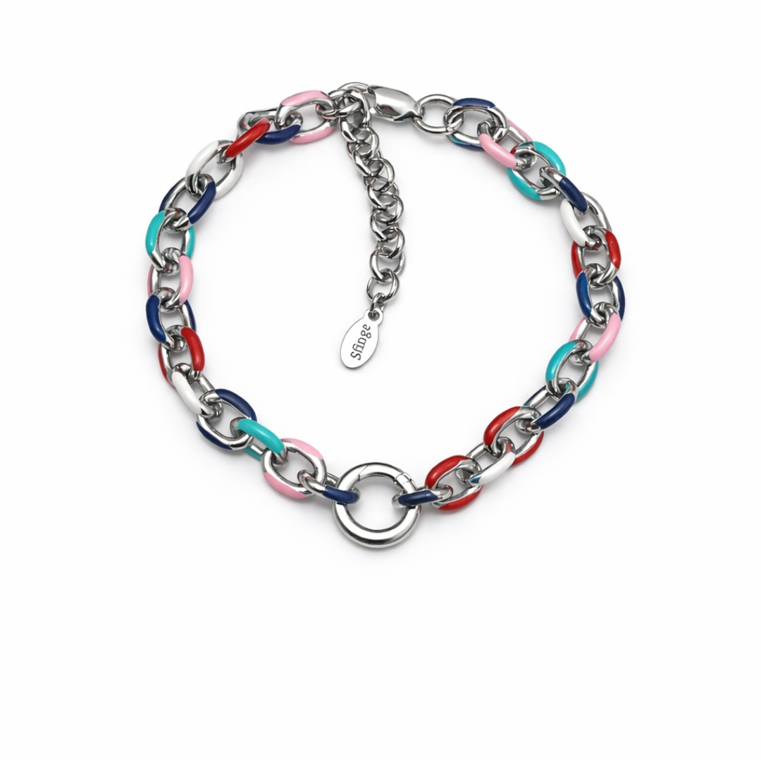 pulsera esmaltada sfinge infinity